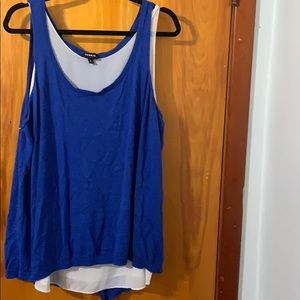 Royal blue tank. Torrid